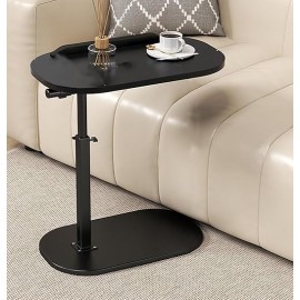 Masuta de cafea reglabila cu picior pentru pat sau canapea, blat rotativ 360° , 40 x 30 cm, inaltime 43-80 cm