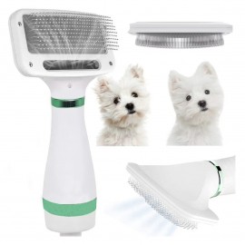 Uscator si perie pentru animale 2 in 1 pentru caini si pisici talie mica si medie