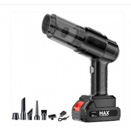 Aspirator si Suflanta de Aer Portabila 4 in 1, Acumulator Detasabil, Putere Mare de Aspirare, pentru Masina, Casa si Birou